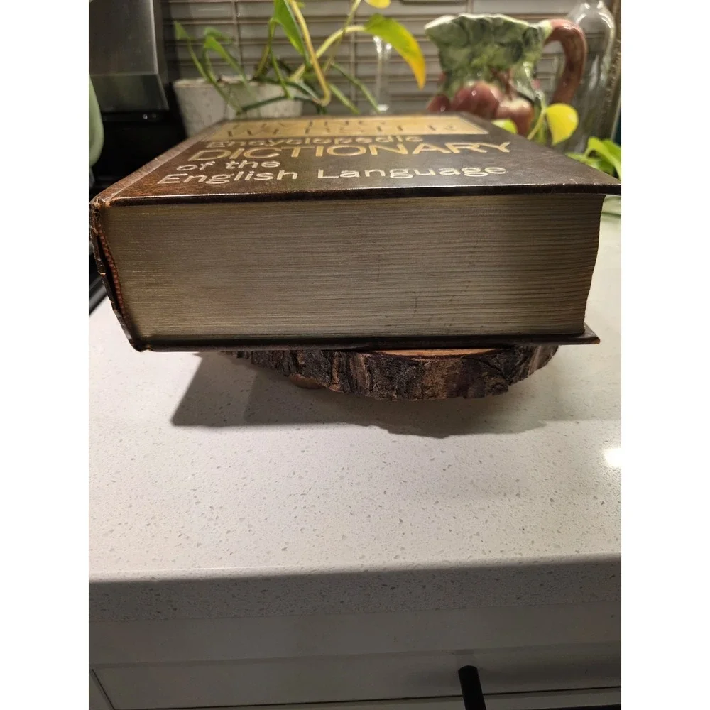 The Living Webster Encyclopedic Dictionary of the English Language 1981 VTG HC